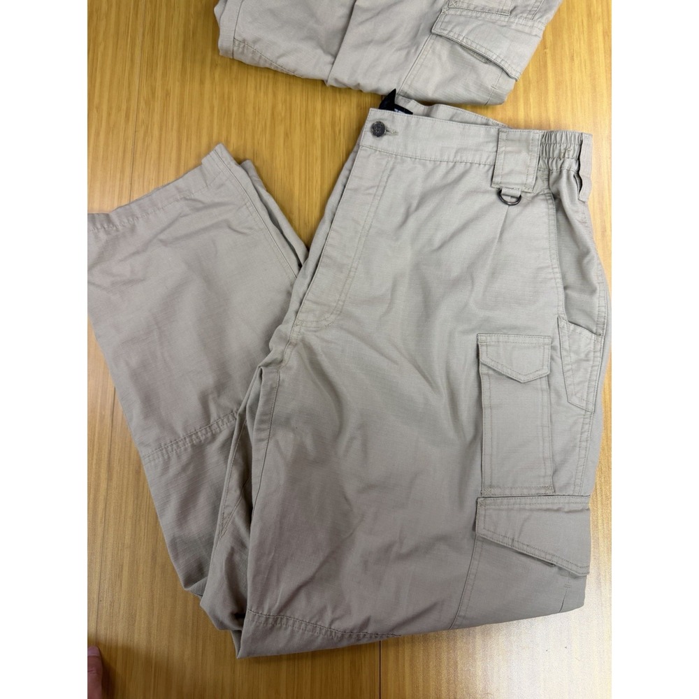 Lot Of 2 CQR Tactical Pants Men's Size 42x32 RipStop Khaki Tan/Brown - Picture 2 of 10